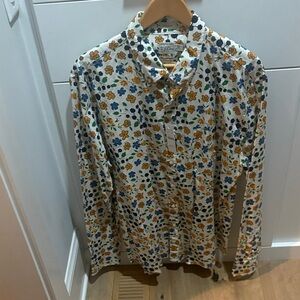 J. Crew Floral Casual Button Down Shirt - Multicolor